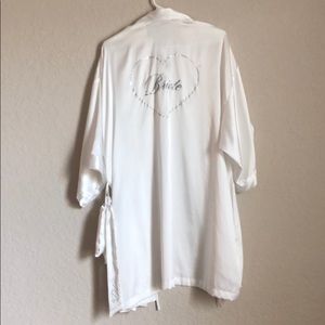 Satin robe Victoria’s Secret